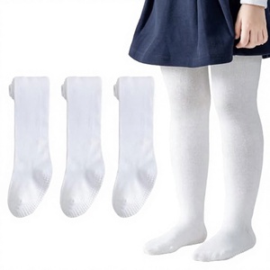 Collants en coton épais tricotés pour bébés filles, 6-12 mois, hiver, chauds, antidérapants, avec poignées antidérapantes, <span class=keywords><strong>blanc</strong></span> - Product Image 3