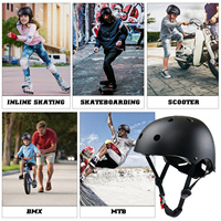 Casque de Scooter EN1078 en Gros pour Enfants, Casque de Patin à Roulettes, Skateboard Bleu, Casque de Vélo pour Enfants et Adultes