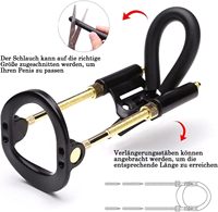 Kit d'agrandissement et d'étirement du pénis pour adultes, étanche, avec pompe à vide, lubrifiant et accessoires pour l'amélioration masculine