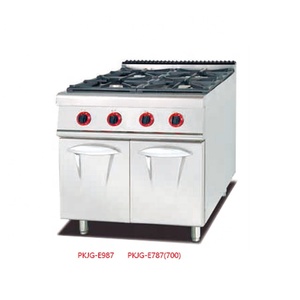 Popular Commercial Floor Standing 6 Burner Gas Stove Cooking Range with Oven and Cabinet for <b>Hotel</b> Use/Restaurant - Product Image 3