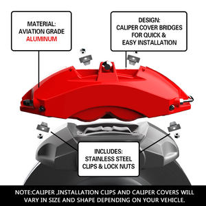 Dễ dàng cài đặt nhà máy trực tiếp cung cấp mô hình y phanh <span class=keywords><strong>Caliper</strong></span> bìa màu trắng phù hợp cho Tesla - Product Image 4