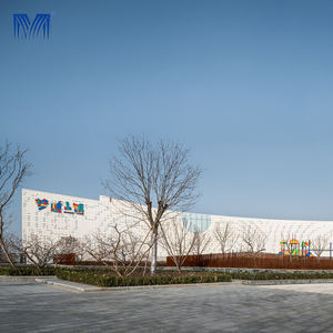 Hochwertige vorgefertigte Mullion Design Aluminium gebogene Schallschutz platte Long Style Metall äußere Vorhang fassade Verkleidung - Product Image 5