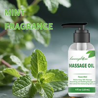 Usine en gros livraison gratuite 100% pur naturel bio menthe bonne huile de Massage du corps pour les femmes et les hommes