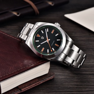 Montre automatique Pagani Design 1733 pour homme, montre mécanique à bracelet, étanche 100 m, verre saphir, acier, montre automatique de haute qualité - Product Image 5