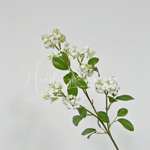 Flor Artificial de Murraya Paniculata, Rama Individual, Seda Blanca, Alta Simulación, Decoración para Bodas y Hogar - Product Image 1