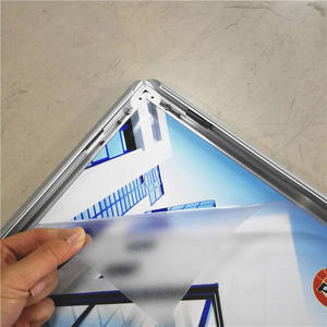 Clip rapide 25mm cadre en aluminium tableau d'affichage avec Snap pour la publicité - Product Image 4