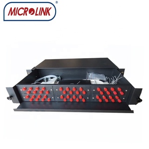 19 ''6u फिसलने प्रकार 144 पोर्ट Rackmount फाइबर ऑप्टिक पैच पैनल 6U चेसिस ODF फाइबर समाप्ति बॉक्स - Product Image 4
