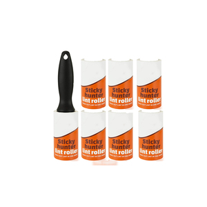 Amazon 630 Feuilles Nouveau Et Vente Chaude Adhésif En Bois Rouleau De Charpie De Nettoyage de Poussière de Cheveux Fourrure - Product Image 1