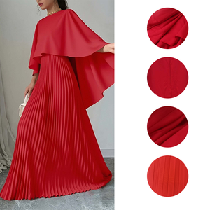 Elegante Vestido Maxi Plisado con Capa, Cuello Redondo, Corte Favorecedor, para Fiesta de Cóctel de Otoño, Vestido de Mujer, MOQ 1, Proveedor de <span class=keywords><strong>Boutique</strong></span> - Product Image 2