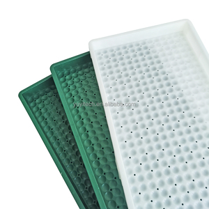 Invernadero Flat Paddy Tray Plántulas de arroz Blanco Verde Negro Azul Colores Plástico Vivero Paddy Transplanter Tray - Product Image 2