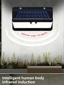 500LM Solar Wall <strong>Light</strong> 100 LED 120 Degree <strong>PIR</strong> Motion Sensor <strong>Outdoor</strong> Security Lamp 4400mAh <strong>Battery</strong> Landscape Patio <strong>Light</strong> - Product Image 2