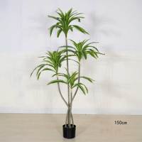 Bonsaï artificiel sur pied, décoration en bois brésilien, plantes vertes en pot pour intérieur, affichage sur fenêtre, aménagement paysager