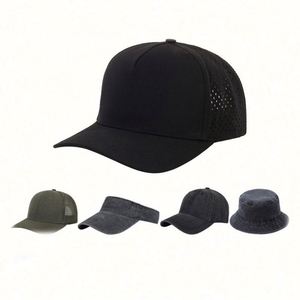 Casquettes OEM/ODM en gros avec logo personnalisé, casquettes snapback unisexes, casquettes de baseball ajustées, casquettes trucker en tissu 100% coton courant - Product Image 2