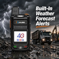 Radio XUNLIBAO AI Translator 4G LTE PoC GPS double SIM mini portable, sans frais de plateforme, à vie, 830 USB Type-C, talkie-walkie robuste