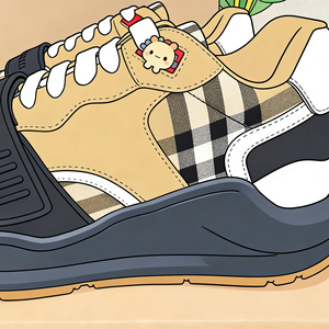 Factory wholesale fashionable sport <b>shoes</b> with checkered stripes design retro casual <b>shoes</b> thick-soled tennis <b>shoes</b> in stock now - Product Image 3