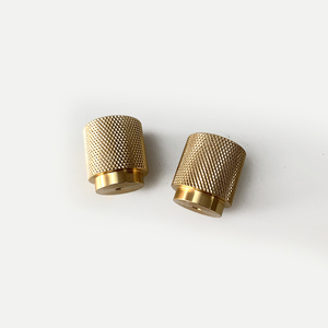 Accessoires de meubles Tiroir d'armoire Petite poignée en aluminium moleté Boutons de traction classiques - Product Image 5