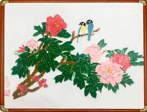 Patrimonio Culturale Immateriale, Arte della Cartoleria con Fiori Colorati e Strisce, Marca ZM Modello M-07, Cina (Jiangxi) - Product Image 6