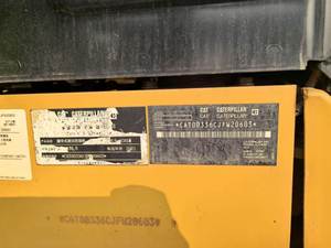 รถขุดตีนตะขาบ CAT 336GC ขนาด 36 ตัน อุปกรณ์ก่อสร้างงานหนัก รุ่นมือสอง - Product Image 2