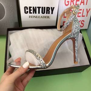 2025 New Arrivals Talons Haut Sexy Escarpins Strap Sequin Heels for Women and Ladies - Product Image 5