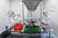 Lingettes alcoolisées jetables roses, tampons nettoyants 75 %, emballées individuellement, directement de l'usine