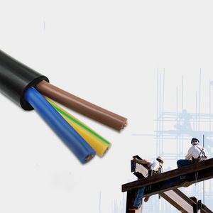 3C chứng nhận dây điện tử rvv lõi đồng dây vuông 3 4 5 lõi 1 2.5 4 6 10 ngoài trời không thấm nước vỏ cáp - Product Image 4