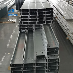 Poutres en acier Q355B galvanisé <span class=keywords><strong>à</strong></span> chaud de haute qualité 41x72x2, poutre en Z galvanisée solaire - Product Image 5