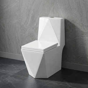 Offre Spéciale : Ensemble WC Monobloc Moderne en Céramique à Poser au Sol avec Double Chasse et Lavabo sur Pied pour Salle de Bain - Product Image 2