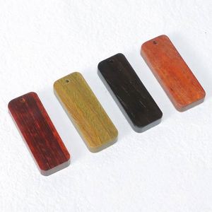 Accesorios de Llaveros de Madera en Blanco al por Mayor, Bloques de Madera Semielaborados para DIY - Product Image 1