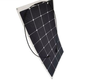 แผงโซลาร์เซลล์แบบยืดหยุ่น 100W สำหรับรถยนต์ เรือ พลังงานเคลื่อนที่ ระเบียงบ้าน โซลูชั่นพลังงานแสงอาทิตย์แบบออฟกริด - Product Image 2