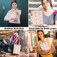 Housse de protection pour livres en néoprène imperméable moderne et simple à sublimation personnalisée avec fermeture à glissière antivol pour les amateurs de livres