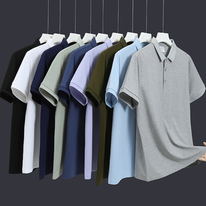 เสื้อโปโลแขนสั้นสีฟ้าอ่อนสำหรับผู้ชาย ดีไซน์กระดุมสีพื้น ความยาวปกติ สไตล์ลำลองสมาร์ท ผ้าอ๊อกซ์ฟอร์ด ระบายอากาศได้ดี - Product Image 4
