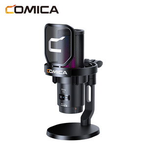 ไมโครโฟน COMICA EJoy Uni(D) RGB แบบคาร์ดิออยด์ คอนเดนเซอร์ แบบมีสาย USB พร้อมพอร์ต USB-C และ 3.5 มม. TRS/TRRS สำหรับการมอนิเตอร์เสียง พร้อมฟังก์ชั่นตัดเสียงรบกวนแบบปุ่มเดียว - Product Image 1