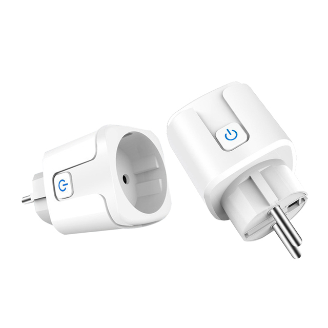 Compatible Portable Remote Control Smart Plug Socket 20A Power Metering Wireless Electric Timer Outlet Tuya WiFi Plug