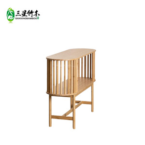 <b>Bamboo</b> coat rack, multi-layer household storage cabinet, solid wood bedside <b>table</b>, tea rack, display rack - Product Image 1