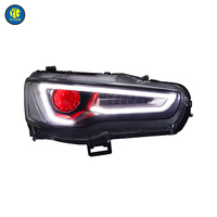 YU GUANG pour Mitsubishi Lancer 2009-2016 accessoires d'éclairage de voiture phare EVO mise à niveau phare LED phare DRL lampe frontale