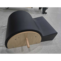 Correcteur de posture et d'étirement pour Pilates en bois massif, portable, silencieux, réglable, avec soutien lombaire, couleur de cuir personnalisable