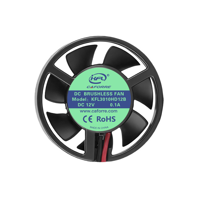 Caforre Electric Mini Round Fan 30*30*10mm DC Cooling Fan 12V 0.1A 30mm Brushless Axial OEM ODM
