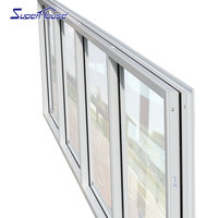 Fenêtre fixe en aluminium à double vitrage, à rupture de pont thermique, insonorisée, sur mesure, résistante aux ouragans, conforme aux normes NOA de Miami-Dade, fabriquée par le fabricant