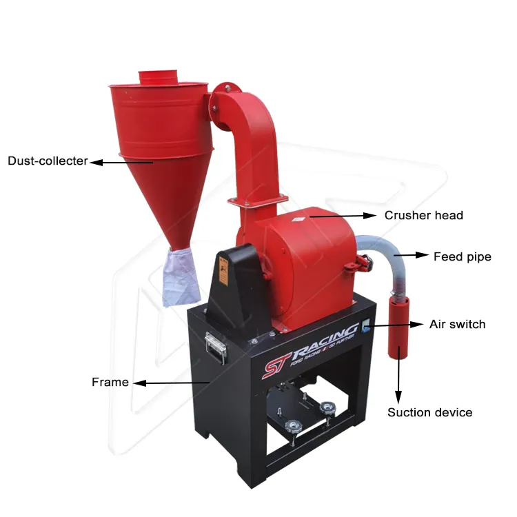 Mini moulin à maïs électrique, petite broyeur à maïs, machine pour la fabrication de poudre de blé