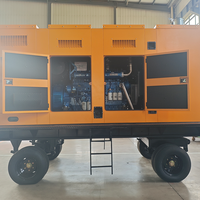 Groupe électrogène diesel silencieux remorquable durable 380/415V triphasé pour le soutien énergétique des projets portuaires et sur site
