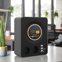 KEBO Régulateur automatique de tension monophasé HT 1000VA Noir Appareils ménagers