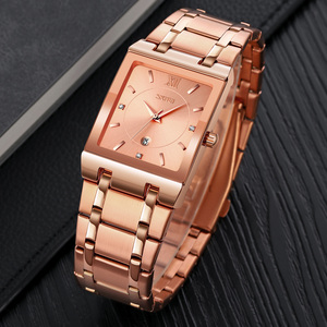 Montre chronographe carrée pour homme, montre-bracelet de luxe en acier inoxydable, montre à quartz étanche 30M - Product Image 3