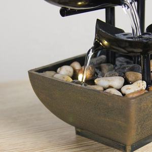 <span class=keywords><strong>Fontaine</strong></span> d'intérieur à cascade, décoration relaxante avec eau courante, 3 niveaux, <span class=keywords><strong>fontaine</strong></span> décorative pour salon, directement de l'usine - Product Image 5