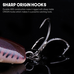 Leurre coulant vibrant de type poisson nageur, appât artificiel idéal pour la pêche au brochet, Wobbler, crankbait, 76/130g - Product Image 6
