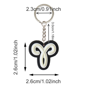 Biểu tượng <span class=keywords><strong>Keychain</strong></span> tùy chỉnh Keyring Mặt dây chuyền llaveros móc khóa cho phụ nữ người đàn ông cô gái lễ hội Quà Tặng móc chìa khóa - Product Image 3