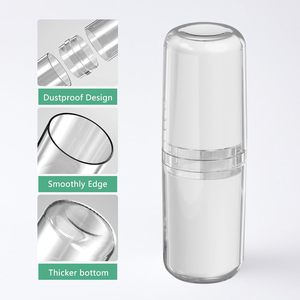 Wholesale Plastic Two-Piece Eco-Friendly Multi-functional Travel Toothbrush Holder & Gargle Cup <b>Set</b> - Product Image 4