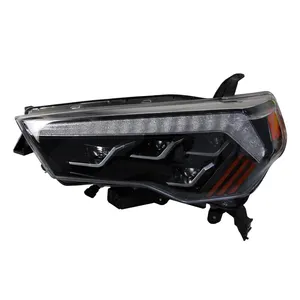 Lampu depan LED untuk Toyota 4 lampu depan Off-Road SR5 LED 2014-2022 lampu utama lampu sinyal depan proyektor santai LED DRL