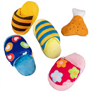 Giocattolo Interattivo a Forma di Pantofole con Suono per Cani, Peluche per Dentizione e Uso Quotidiano - Product Image 4