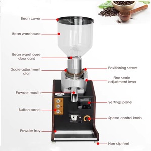 XEOLEO elektrischer Kaffeemühle 1,5 L flachmacher Kaffeemühle 74 MM flachrad-Macher 200 W Espressomühle - Product Image 3