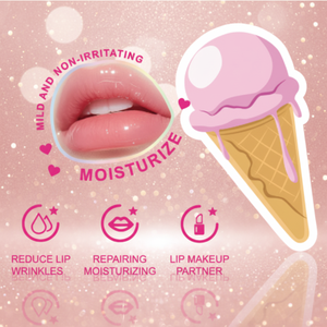ลิปกลอสใหม่ขายส่งพร้อมพวงกุญแจไอศกรีม ชุดลิปกลอสสูตรอ่อนโยน ไม่ระคายเคือง ช่วยเพิ่มความชุ่มชื้น สีสันสดใส - Product Image 6